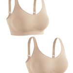 SHAPERMINT Bras for Women No Underwire - Seamless Bras for Women, Wireless Bra, Adjustable Plus Size Bra
