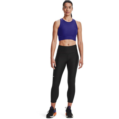 Under Armour Womens HeatGear Armour High Waisted Ankle No-Slip Leggings , Black (001)/White , Medium