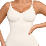 FeelinGirl Womens Tank Top Shapewear Tummy Control Tops Slimming Cami Tank Seamless Compression V Neck Camisole