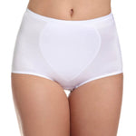 Bali womens Jacquard Mesh Tummy Panel Firm Control 2-pack Fajas Dfx710 shapewear briefs, Light Beige/Light Beige, XX-Large US