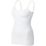 VVX Womens Shapewear for Women Tummy Control Tank Top Body Shaper Seamless Compression Camisole Tops （1pk White S）