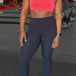 Aoxjox High Waisted Workout Leggings for Women Trinity Yoga Pants 26.5" (Black, Small)