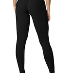 Sunzel Sunzfly Invisible Butt Scrunch Workout Leggings for Women, Butt Lifting High Waisted Gym Yoga Pants with Tummy Control 25" Black Large