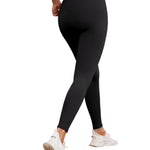 AegisChic Womens Compression Black Leggings with Pockets, Squat Proof Tummy Control Yoga Pants, High Waisted Workout Leggings