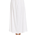 MANCYFIT Half Slips for Women Long Slip Under Dress Invisible Straps Underskirt for Dresses White Small