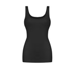 EUYZOU Womens Tummy Control Shapewear Tank Tops Scoop Neck Seamless Compression Tops Body Shaper Camisole, Black XXL