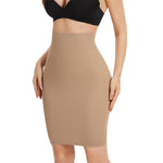 JOYSHAPER Slip for Women Under Dress Slips Half Skirt Strapless Slips Body Shaper Dresses Half Slip Skirt for Women Under Dresses Tummy Control Shapewear Dress Slip Shapewear for Tight Dress Nude M