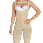 M&D Fajas 0075 Abdomen Shaper Bodysuit Faja Reductora Beige L