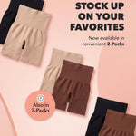 SHAPERMINT Shapewear for Women - High-Waisted Shapewear Tummy Control Shorts, Thigh Slimmer, Underwear for Women Black