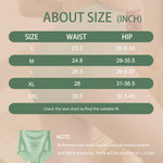 QUASTI Women's High Waisted Underwear Tummy Control Cotton Postpartum Panties Full Coverage Briefs 4 Pack(L) Multicolor