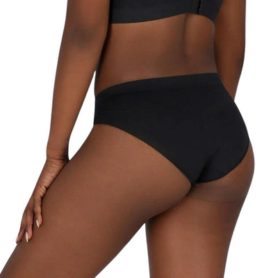 Underoutfit Seamless Stretch Everyday - U Briefs for Women, 3 pack Black