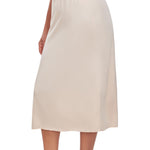 MANCYFIT Half Slips for Under Dresses Slip Skirt for Women A-line Underskirt for Dresses Nude Large
