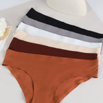 Kiqnsam Seamless Underwear for Women No Show Hipster Bikini Panties Low Rise Cheeky Breathable Soft Invisible Briefs 6 Pack