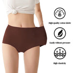 FallSweet No Show High Waist Briefs Underwear for Women Seamless Panties Multi Pack (Multi6 (5-Pack), Large)