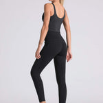 Dragon Fit Compression Yoga Pants Power Stretch Workout Leggings With High Waist Tummy Control, 02black, Large