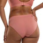Underoutfit Seamless Stretch Everyday - U Briefs for Women, 3 pack Dusty Rose