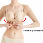 KSKshape Arm Shaper for Women Arm Compression Sleeves Post Surgical Slimming Sleeves Posture Corrector Tops Shapewear Beige