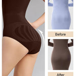 OQQ Women’s Shapewear Bodysuit Seamless Tummy Control Body Suit Soft Stretch Tank Top for Everyday Wear Dark choco