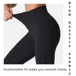 Dragon Fit Compression Yoga Pants Power Stretch Workout Leggings With High Waist Tummy Control, 02black, Large