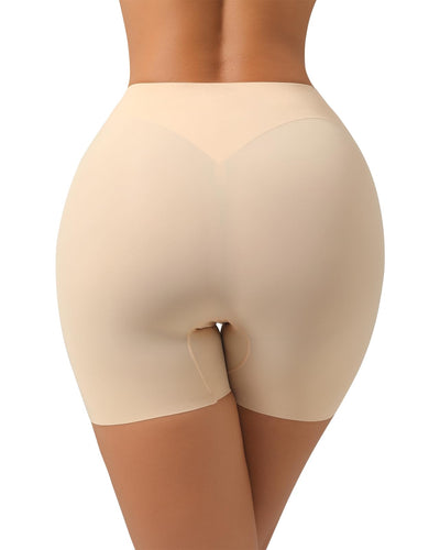 USEASY Tummy Control Shapewear Shorts for Women Butt lifting Shapewear shorts for under dresses Shorts nude spandex Beige 2XL