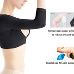 KSKshape Arm Shaper for Women Arm Compression Sleeves Post Surgical Slimming Sleeves Posture Corrector Tops Shapewear Black