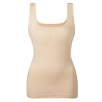 EUYZOU Womens Tummy Control Shapewear Tank Tops Seamless Square Neck Compression Tops Slimming Body Shaper Camisole - Nude 4XL