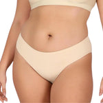 Underoutfit Seamless Stretch Everyday - U Briefs for Women, 3 pack Sand