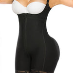 YIANNA Fajas Colombianas Shapewear for Women Tummy Control Postpartum Body Shaper Butt Lifter Post Surgery Compression Garment Bodysuit,YA7212-Black-M