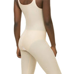 Isavela Womens 2nd Stage Body Suit with Bra Ankle Length with NO Zippers (BB08) (MD, Beige)