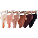 tichers Women’s Seamless Underwear, No Show Bikini Briefs, Soft Stretch Panties, Invisibles Underwear for Women, 6 Pack