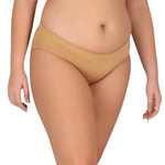 Underoutfit Seamless Stretch Everyday - U Briefs for Women, 3 pack Coffee