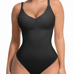 Lover-Beauty Bodysuit Shapewear for Women Tummy Control Padded Adjustable Body Suit Sculpting Thong Black 3X-Large-4X-Large