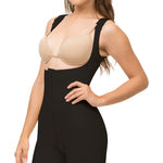 Isavela High Back Closed Buttocks Enhancer Hook & Eye Front Center (BE13) (XL, Black)
