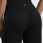 CRZ YOGA Butterlift Workout Leggings 25" - High Waisted Pilates Gym Athletic Womens Yoga Pants Buttery Soft Black Large