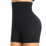 Womens Seamless Shaping Boyshorts Panties Tummy Control Underwear Slimming Shapewear Slip Shorts(#A3 Black(medium Tummy Control),Medium)