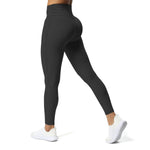 Aoxjox High Waisted Workout Leggings for Women Trinity Yoga Pants 26.5" (Black, Small)