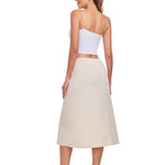 MANCYFIT Half Slips for Under Dresses Slip Skirt for Women A-line Underskirt for Dresses Nude Large