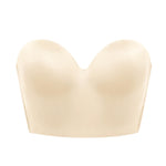 HSIA Longline Strapless Bra for Women, Anti-Slip Support Corset for Large Bust Convertible Bustier Bandeau for Big Breasts