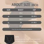 QUASTI Underwear 4 Pack Tummy Control High Waisted Ladies Panties Postpartum Compression Briefs Full Coverage（S）