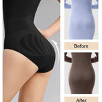 OQQ Women’s Shapewear Bodysuit Seamless Tummy Control Body Suit Soft Stretch Tank Top for Everyday Wear Black