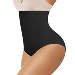 Werena Tummy Control Shapewear Panties for Women High Waisted Body Shaper Slimming Shapewear Underwear Girdle Panty(Black-seamless#2,Medium)
