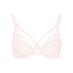 HSIA Minimizer Bras for Women Enchante Full Coverage Underwire Bras Plus Size Lifting Floral Lace Bra for Heavy Breast Dusty Peach