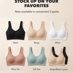 SHAPERMINT Bras for Women No Underwire - Seamless Bras for Women, Wireless Bra, Adjustable Plus Size Bra