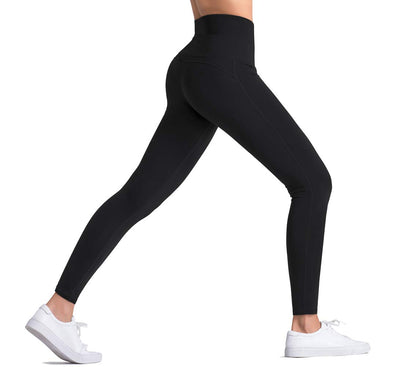 Dragon Fit Compression Yoga Pants Power Stretch Workout Leggings With High Waist Tummy Control, 02black, Large