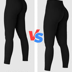 Sunzel Sunzfly Invisible Butt Scrunch Workout Leggings for Women, Butt Lifting High Waisted Gym Yoga Pants with Tummy Control 25" Black Small
