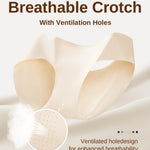 Yifumen Seamless Underwear for Womens No Show Hipster Panties Breathable Invisible Cheeky Bikini Soft Stretch Ladies 6 Pack