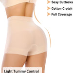 Womens Seamless Shaping Boyshorts Panties Tummy Control Underwear Slimming Shapewear Slip Shorts