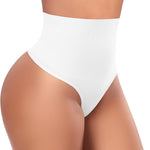 Werena Tummy Control Thong Shapewear for Women High Waisted Body Shaper Panties Shaping Thong Girdle Underwear