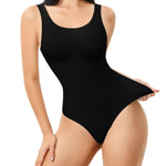 Nebility Bodysuits for Womens Tank Top Bodysuit Scoop Neck Sleeveless Body Suits U-Back Backless Summer Going Out Tops 2026(Black,Medium)
