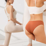 Kiqnsam Seamless Underwear for Women No Show Hipster Bikini Panties Low Rise Cheeky Breathable Soft Invisible Briefs 6 Pack